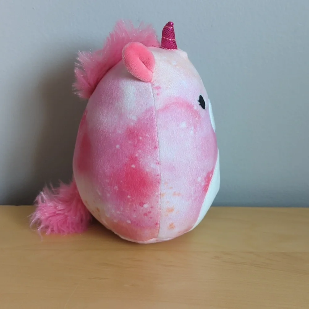 Squishmallows "Fenella" the Tie-Dye Unicorn 5" Plush, EUC - Picture 4 of 8